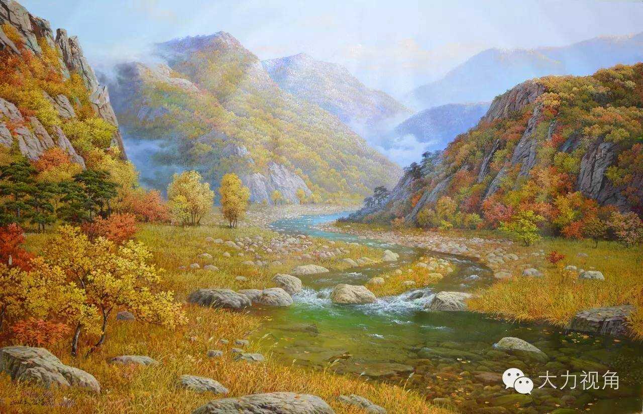 朝鲜最新油画,科技与艺术的绝美融合之作