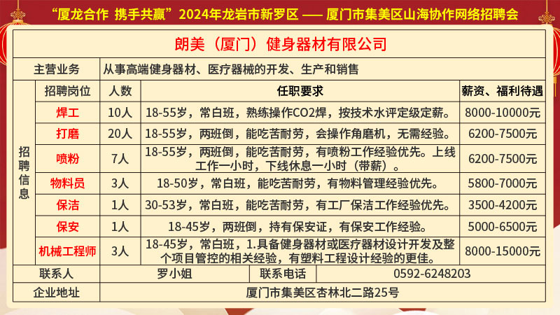 虎门最新热门岗位招聘启事等你来挑战！